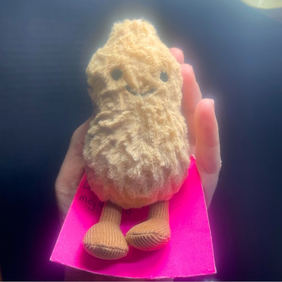 BNWT JELLYCAT I AM AMUSEABLE PEANUT BAG CHARM SO CUTE! - Picture 5 of 16